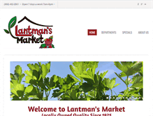 Tablet Screenshot of lantmans.com
